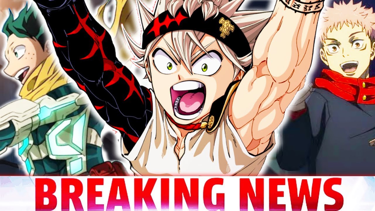 BLACK CLOVER ANIME'S GREAT NEWS, JUJUTSU KAISEN PART 2, MY HERO ACADEMIA AUTHOR ANSWERS BIG QUESTION