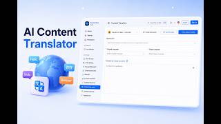 Free AI Content Translator – Translate Any Text Instantly | 1min.AI
