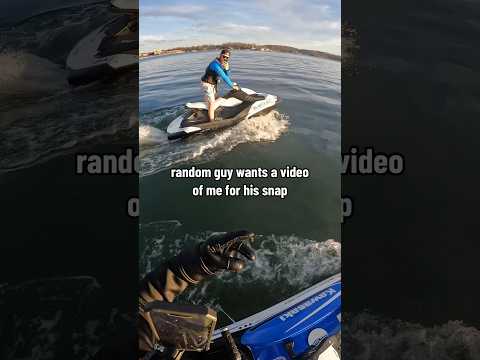 Random guy videos me #jetski jetskis #seadoo #2stroke #kawasaki #rizz ##snapchat #sendit #fullsend