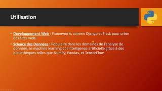 1  Introduction au langage Python