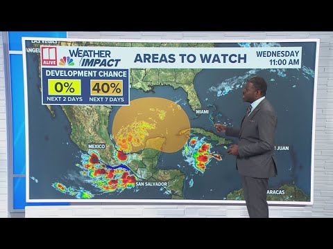 Tracking the tropics | Areas to watch - YouTube