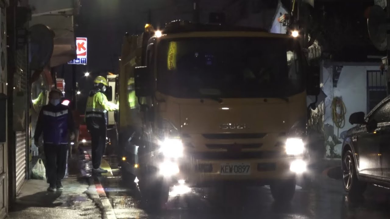 捐贈車上路！桃園市新垃圾車KEW-0897收運紀錄Collection Record of Garbage Truck KEW-0897 in Taoyuan City