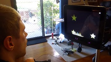 Oliver with the Tobii Eye Gaze