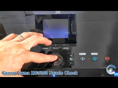 Canon Pixma MG5350: How to do a Nozzle Check