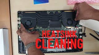 How To Clean Heat Sink And Cooling Fan - HP Pavilion Gaming Laptop 15- dk000na