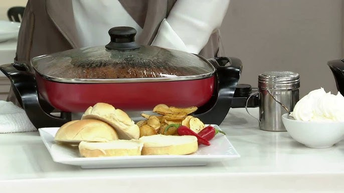 NuWave 16 Ceramic Coated XL Electric Skillet with Digital Control on QVC 