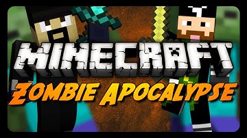 Minecraft Maps - ZOMBIE APOCALYPSE! - Pt. 1 w/ CavemanFilms (Adventure Map)