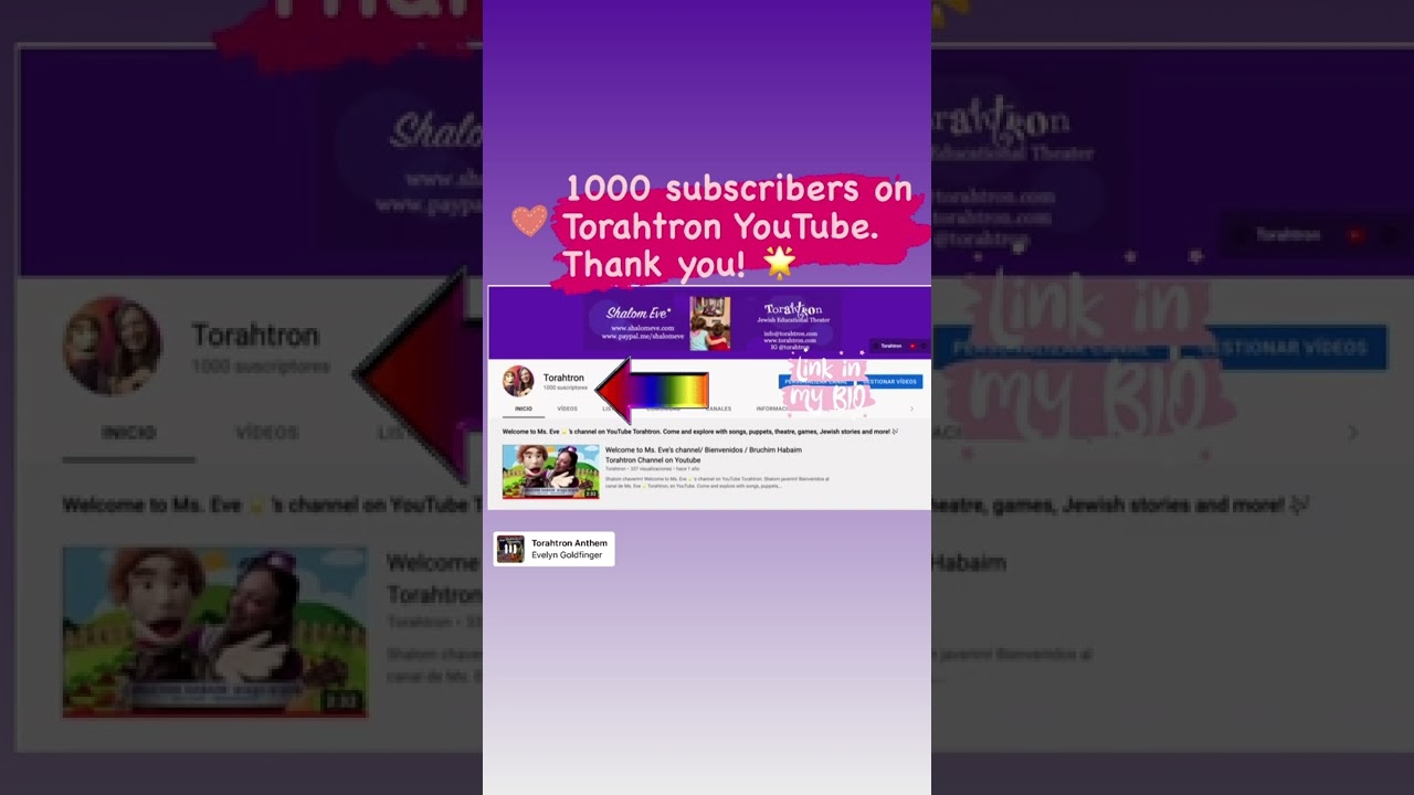 1000 subscribers on Youtube!!