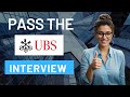 2023 pass the ubs interview  ubs interview