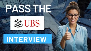 [2023] Pass The UBS Interview | UBS Video Interview