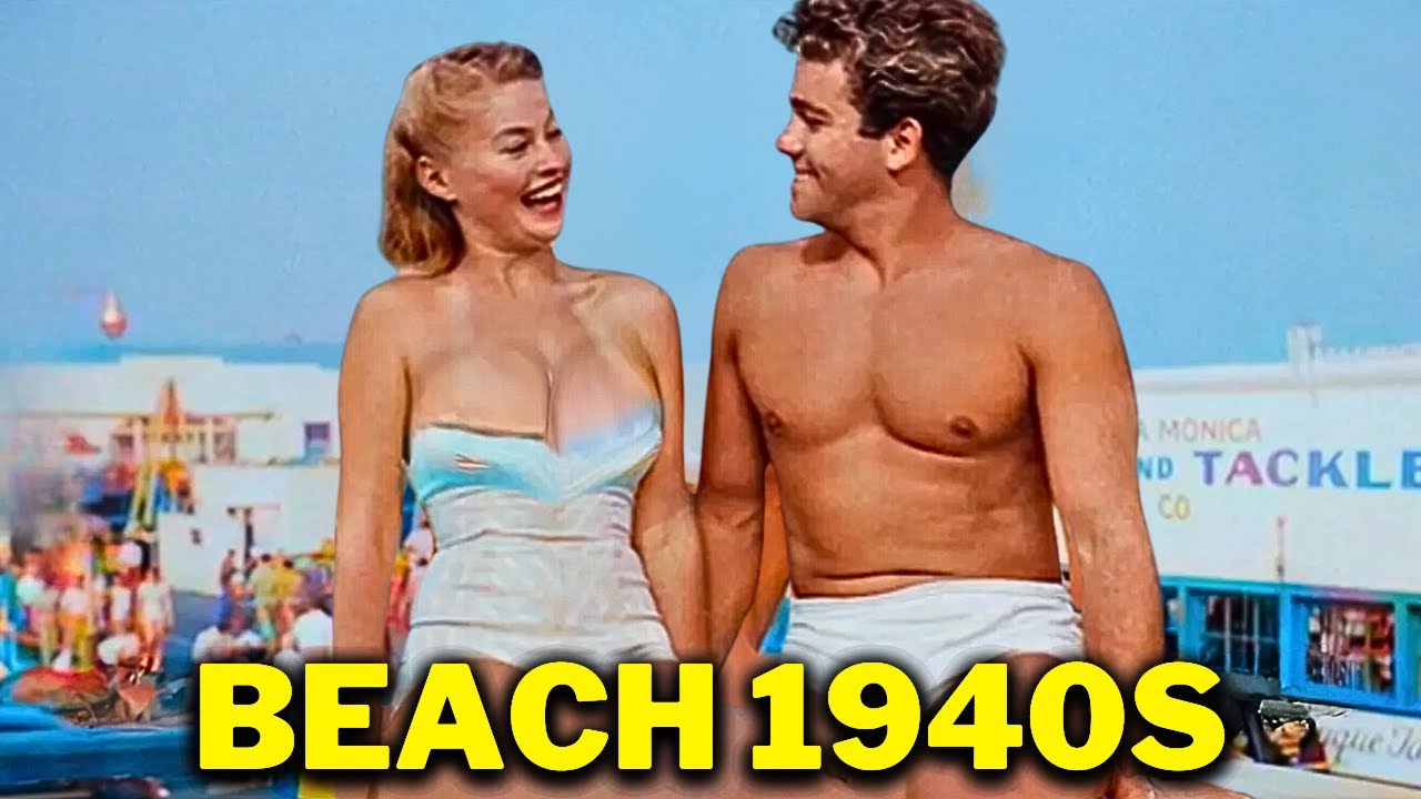 1940s Most Beautiful Bikini Fashion (COLORIZED Photo Collection)