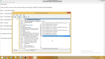 100% CredSSP Encryption Oracle Remediation Error  (SOLVED)