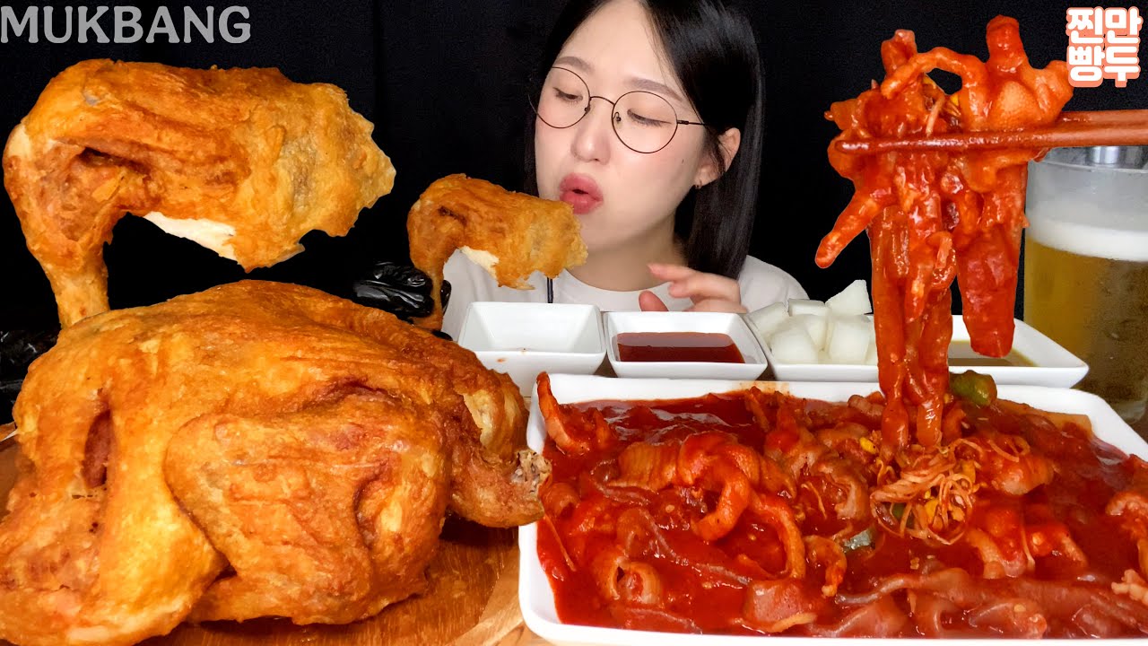 Chicken & Spicy Chicken Feet🐓🔥 | KOREANFOOD MUKBANG ASMR