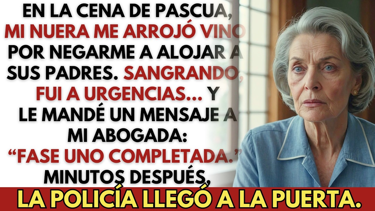 “¡Eres tan egoísta!”, gritó mi hijo—y su esposa me lanzó vino. Entonces llamé a mi abogada.