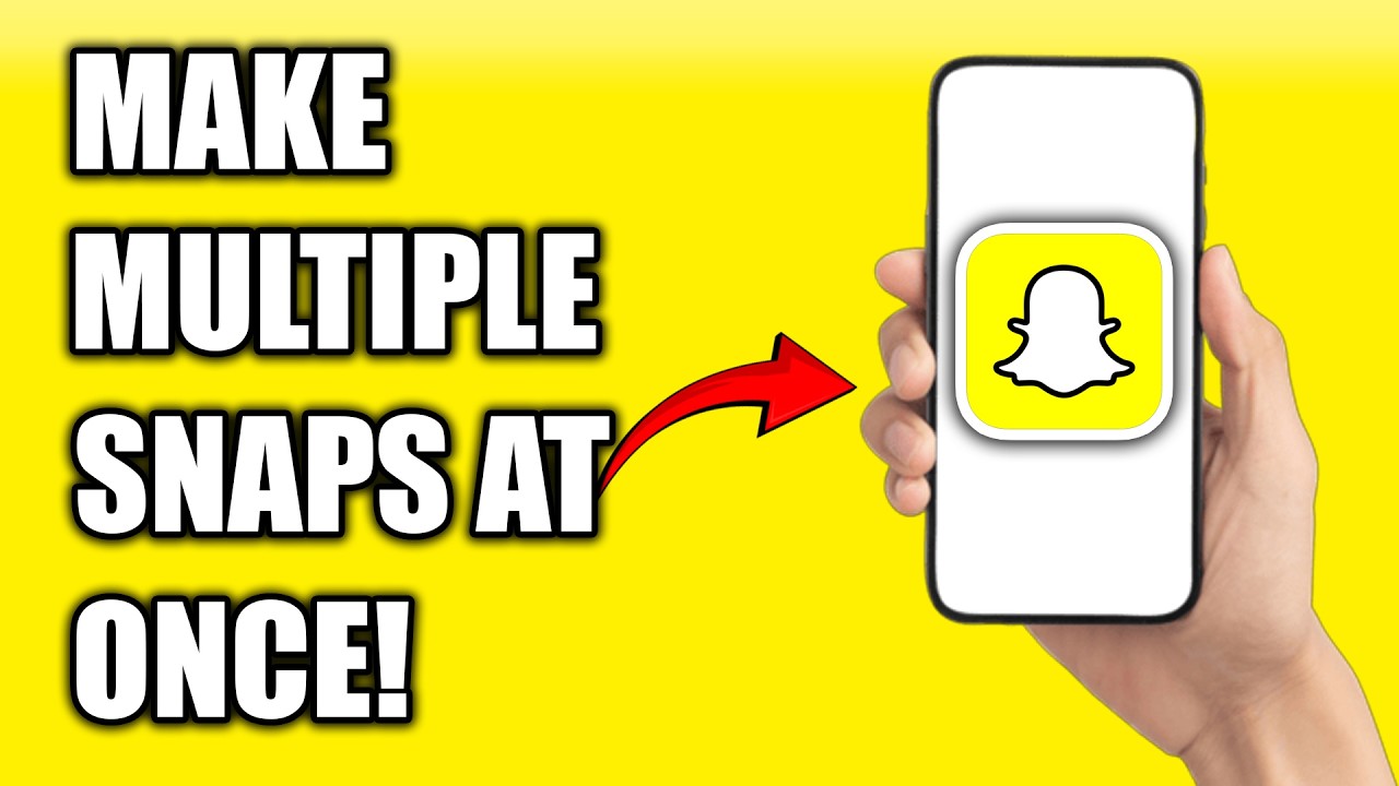 How to Enable Multi Snap on Snapchat (Take 10 Snaps at Once) - YouTube