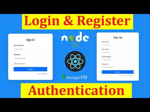 #3 Login and Registration Authentication in React using Node JS and Mongo DB-1 | Learn MERN Stack