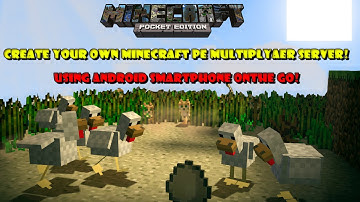 How to create Minecraft PE online multiplayer server using Android/iOS smartphone!