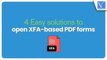 Hoe XFA-gebaseerde PDF-formulieren te openen [4 eenvoudige oplossingen]