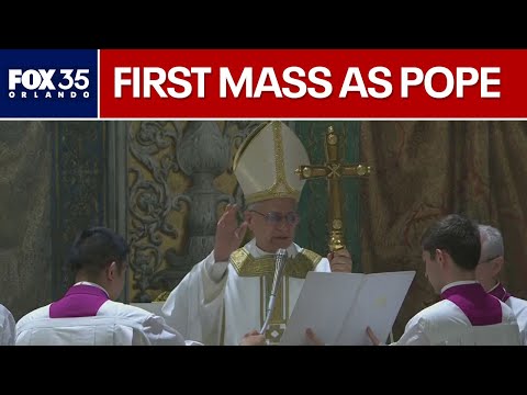 Pope Leo XIV S First Mass In The Sistine Chapel