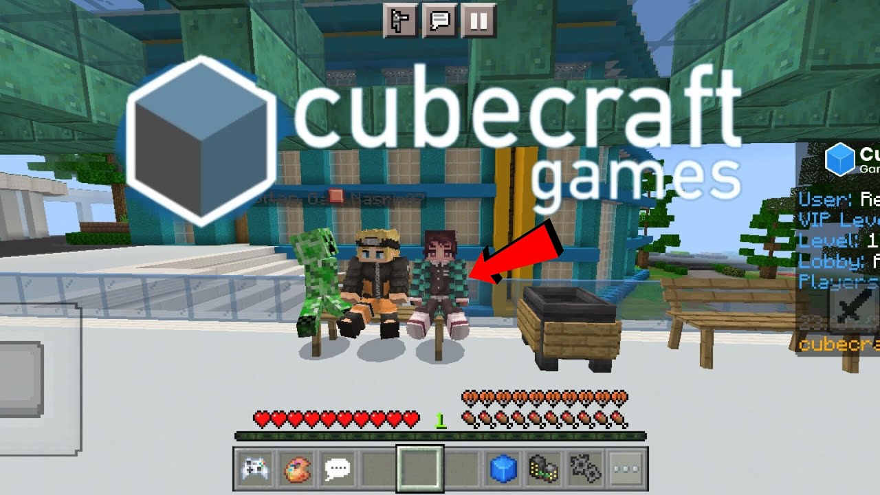 CUBE CRAFT |IN MINECRAFT | MOBILE GAME PLAY | @NasrinCrazyCraft - YouTube