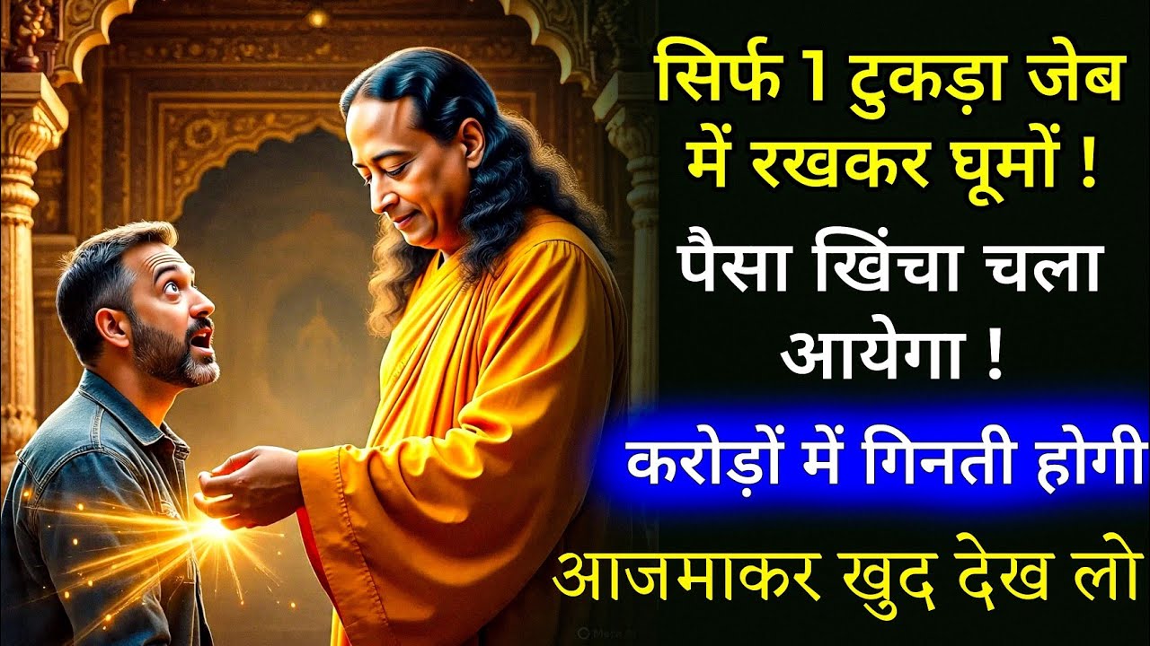 सिर्फ 1 टुकड़ा जेब में रखकर देखो | धन आने का गुप्त तरीका। Paramhans yogananda 