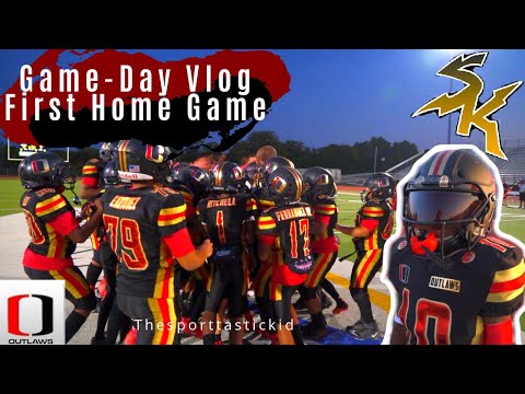 San Antonio Outlaws 10u vs SCA Lions 10U Game Vlog 🏈🔥🔥