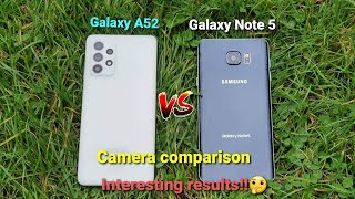 Galaxy A52 5G VS Galaxy Note 5 Camera comparison. Interesting results!!😬