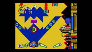 Sonic 2 - Casino Night Zone Act 2 - 55 seconds glitchless