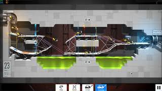 Bridge Constructor Portal - Level 23 - Very difficult (for me)