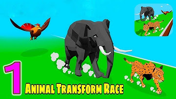 Animal Transform Race: Epic Race 3D Gameplay Walkthrough (iOS,Android) EP1