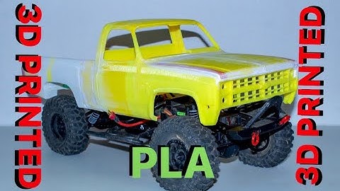 ((Work In Progress)) 3D printed 1/10 crawler body on Axial SCX10