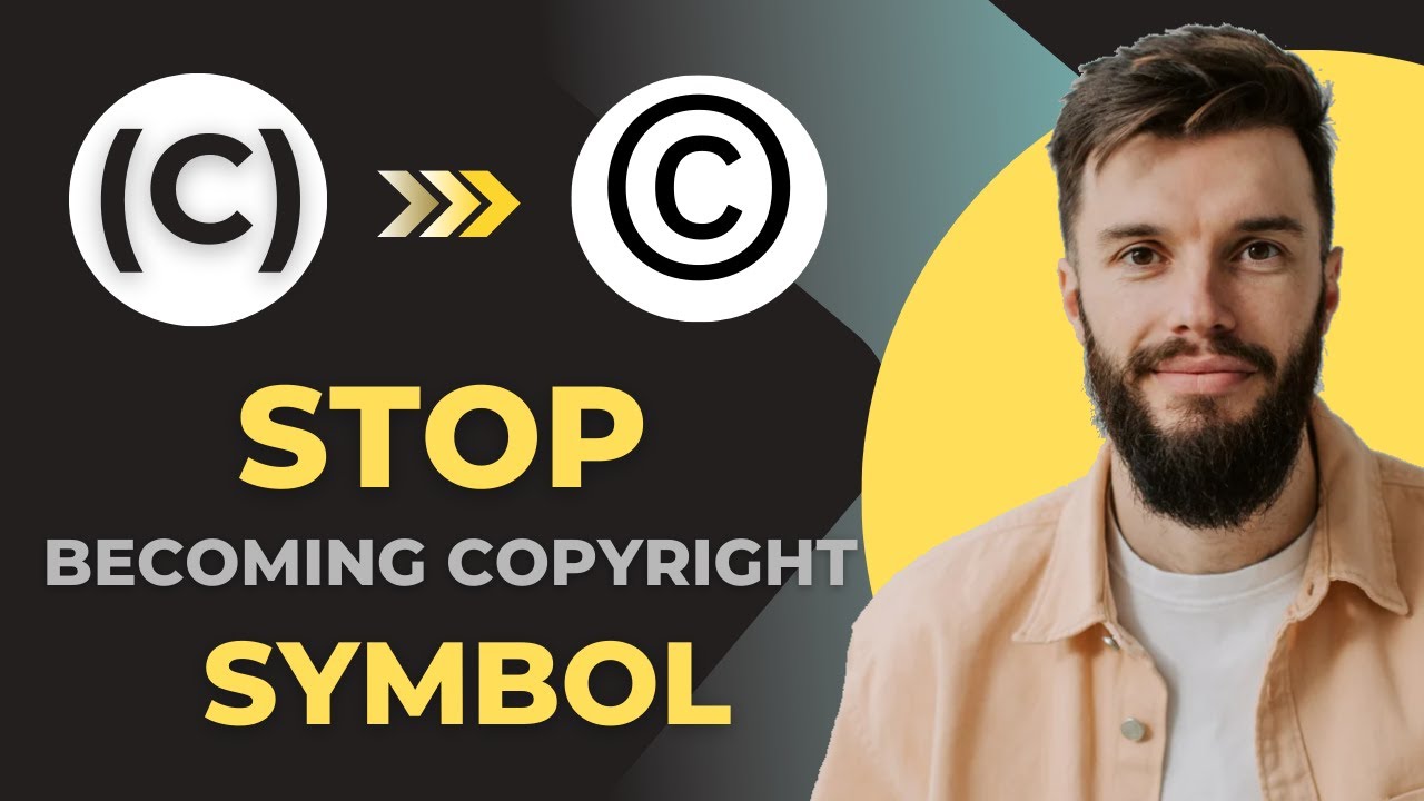 How To Stop C Becoming Copyright In Google Docs