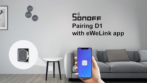 How to pair D1 WiFi smart switch with eWeLink app