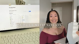 How to budget your money with Notion