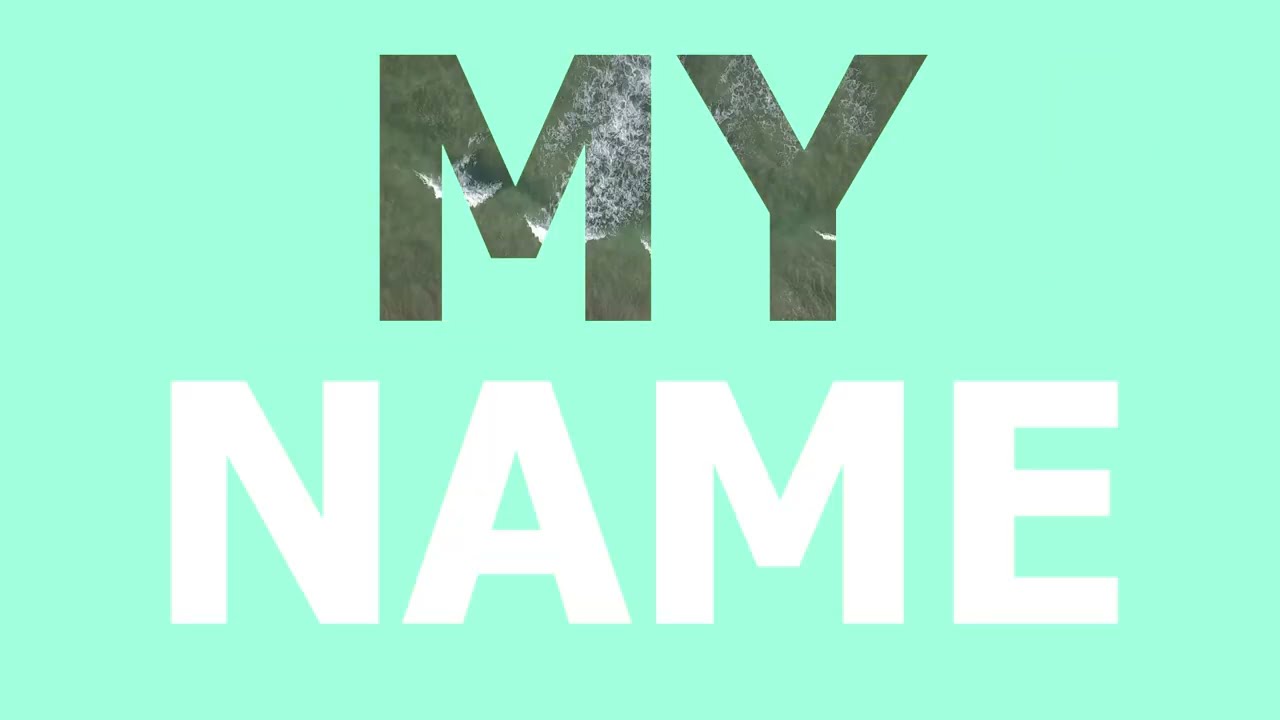 Introducing me - Typography animation