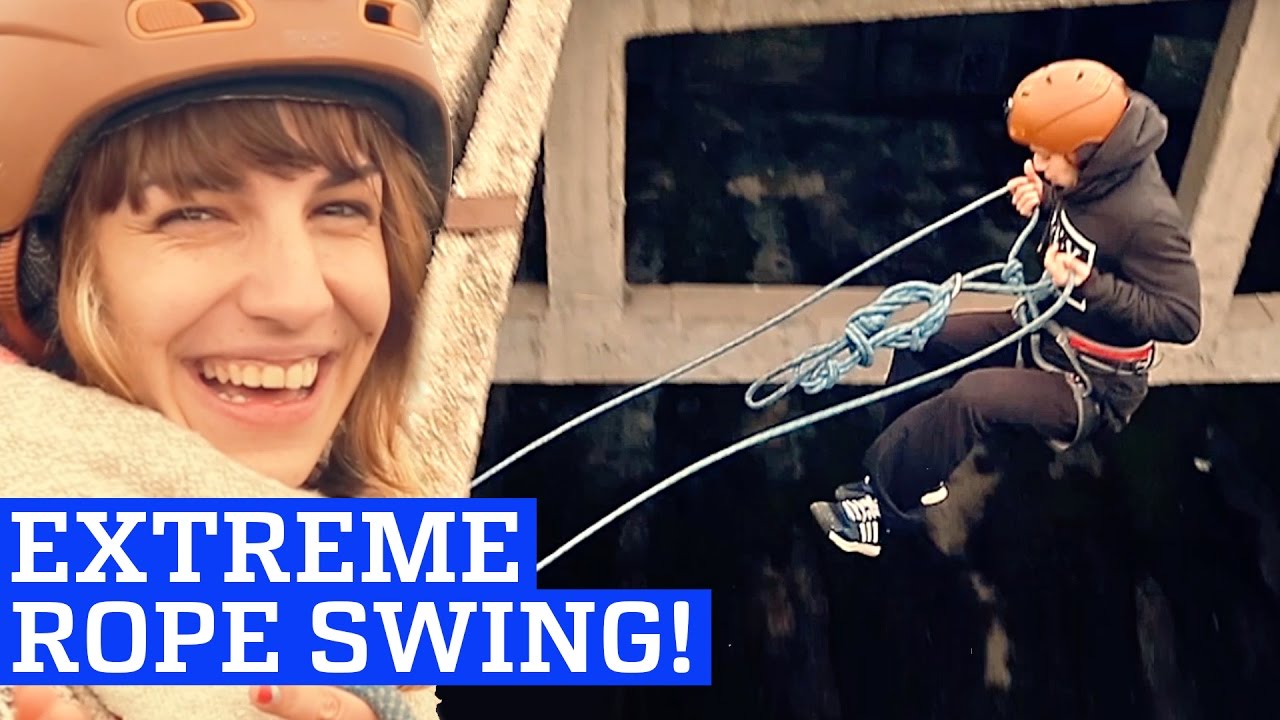 russian swing cirque du soleil Rope Swing in Abandoned Warehouse!