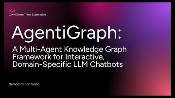 AGENTiGraph System Demonstration: your personal tutor for NLP and other domains!
