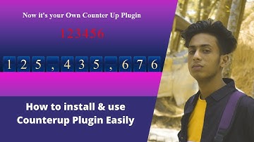 How to install and use Best Couterup Plugin with CDN without download by jishaansinghal 2022