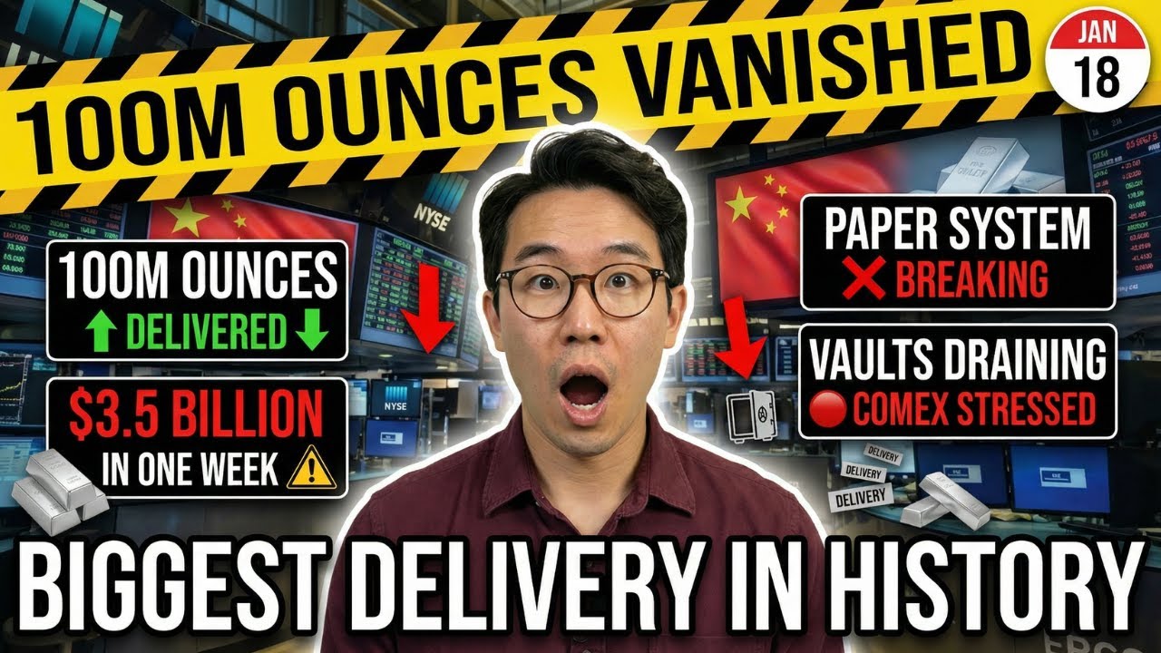 STOP EVERYTHING: 100 MILLION Ounces of Silver Just VANISHED - What They're Not Telling You (Jan 18)