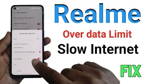 How to fix over your data limit problem in realme | data limit ko kaise hataya