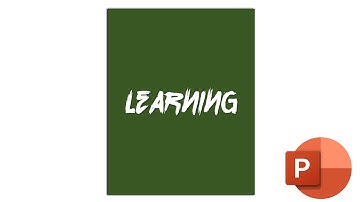 How to Create Power Point Presentation Template tutorial about Learning  present template 288