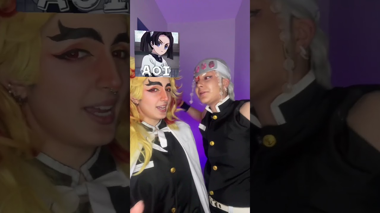 RENGOKU E UZUI TIRAM NO FILTRO!! #cosplay #kimetsunoyaiba #demonslayer ​⁠@Nandalorenzine