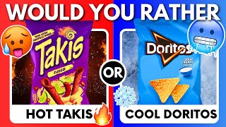 Would You Rather HOT vs COLD Food Edition