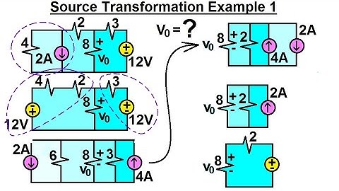 Electrical Engineering: Ch 4: Circuit Theorems (11 of 35) Source Transformation Ex. 1