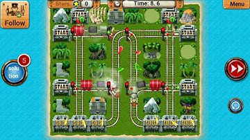 Train Track Maze Game - Train Game - Android Gameplay #1420