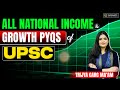 Master UPSC Prelims: National Income &amp; Growth PYQs 2011-2025 Solved Live | UPSC Economy PYQs
