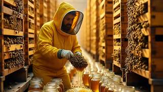 Inside the World’s Largest Honey Farm | How Honey Is Harvested | farming documentary