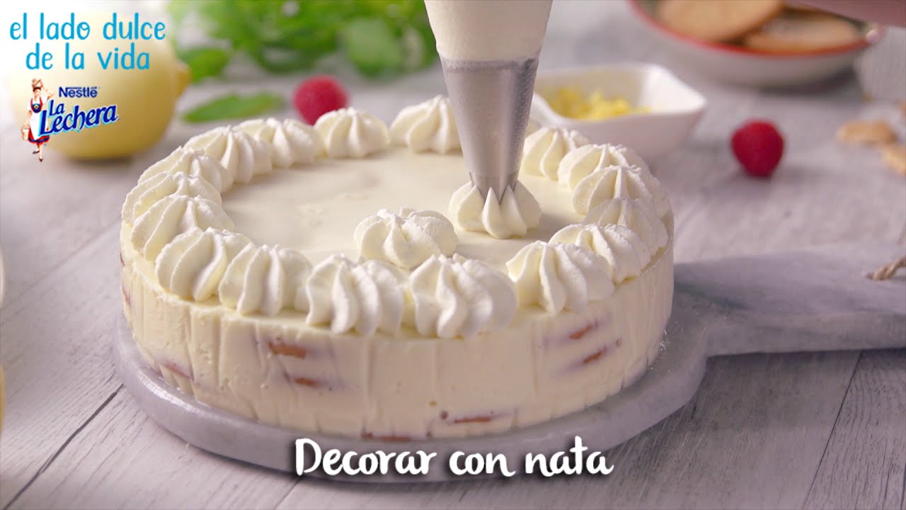 Tarta de limón con leche condensada - Recetas La Lechera - YouTube
