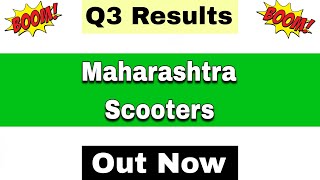 Maharashtra Scooters Q3 Results 2026  Maharashtra Scooters Results Today  Maharashtra Scooters
