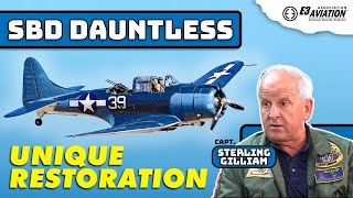 Fully Restored 'SBD Dauntless' WWII Fighter #e3aviation